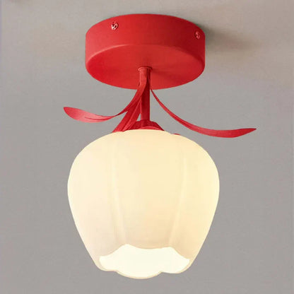 Small Floral Hanging Lamp