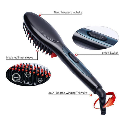 Heat Straightening Comb Hair Brush