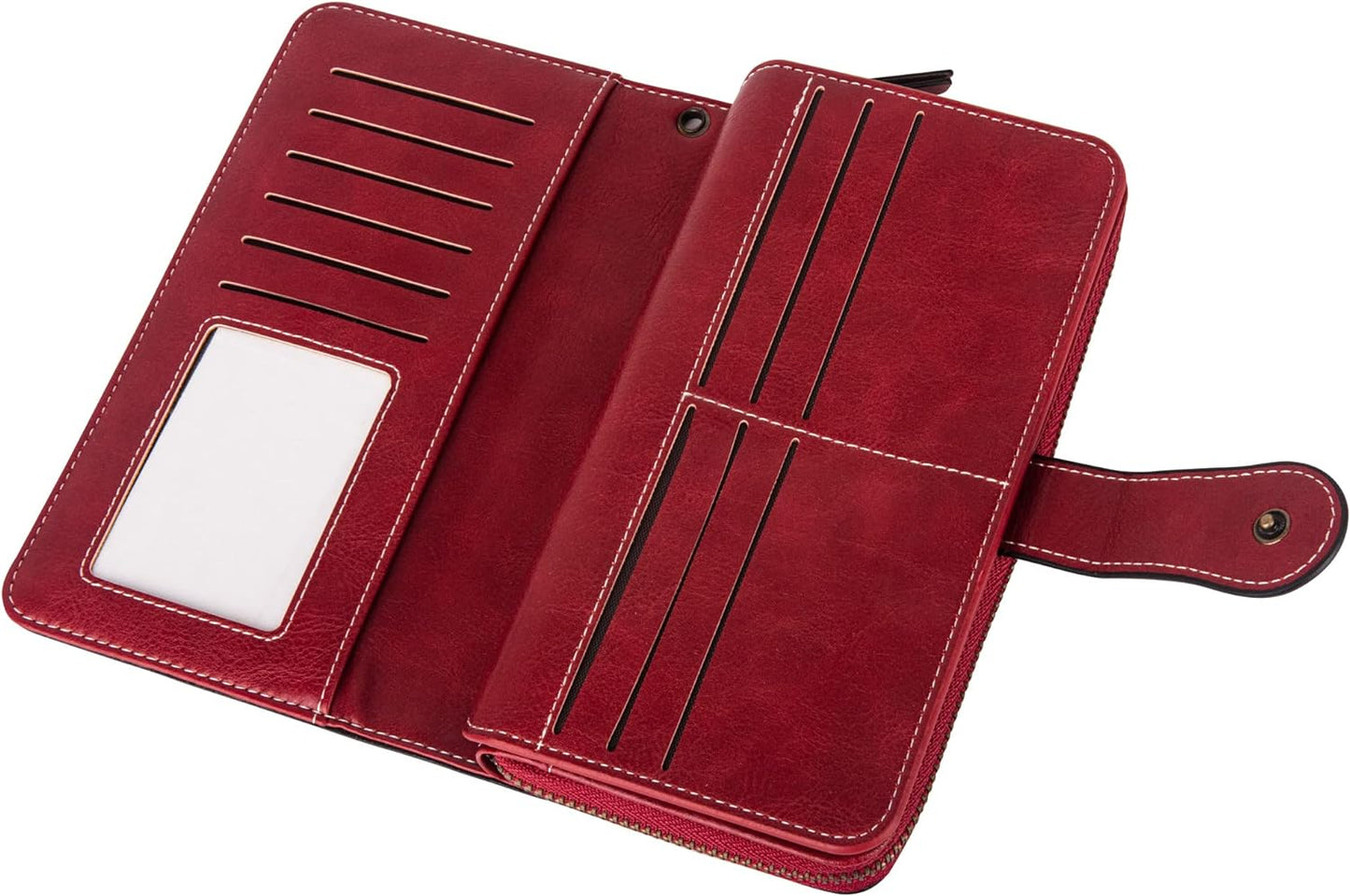 Fashionable Genuine Leather Wristlet Wallet