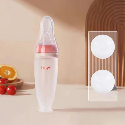 Baby Food Bottle with Spoon Feeder