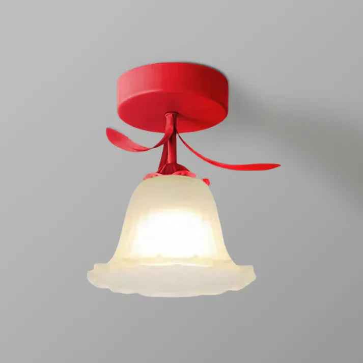 Small Floral Hanging Lamp
