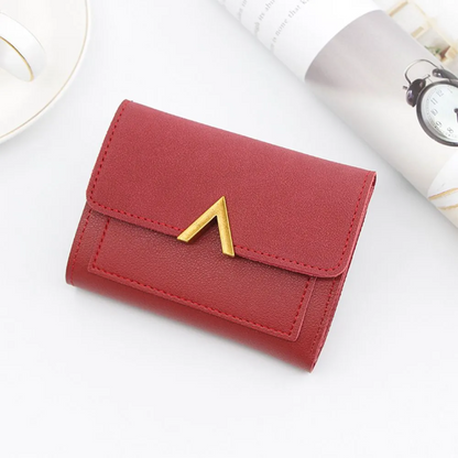 Slim Ladies Leather Card Wallet