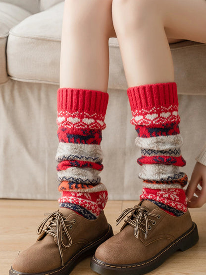 Soft Fleece Leg Warmers for Cold Weather