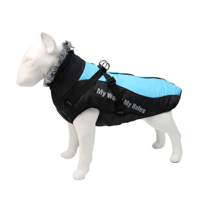 Visible Pet Vest with Leash - Glow Dog Coat