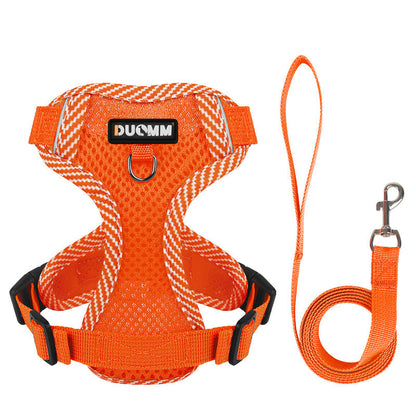 Visible Dog Harness and Leash Set for Small Pets