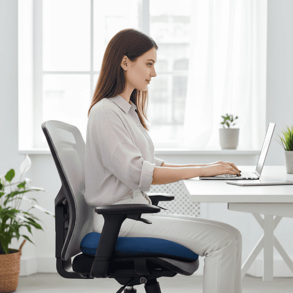 Comfort Cushion - Ergonomic Seat Pad for Back Pain Relief