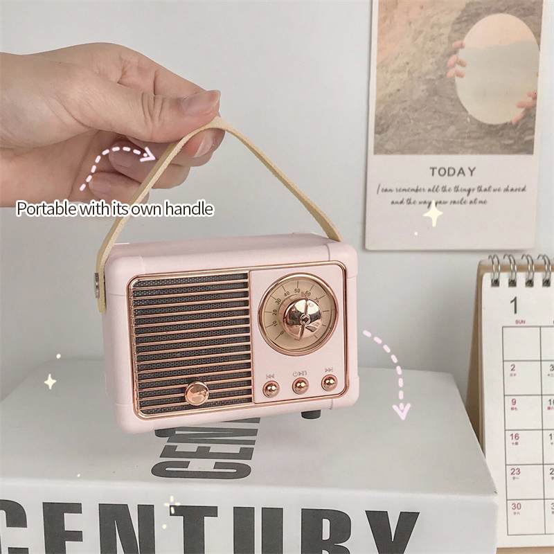 Compact Vintage Radio Bluetooth Speaker