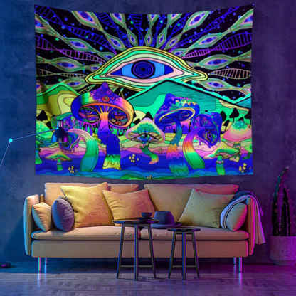 Vibrant Colorful Wall Hanging Tapestry