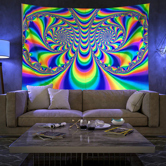 Vibrant Colorful Wall Hanging Tapestry
