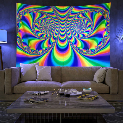 Vibrant Colorful Wall Hanging Tapestry