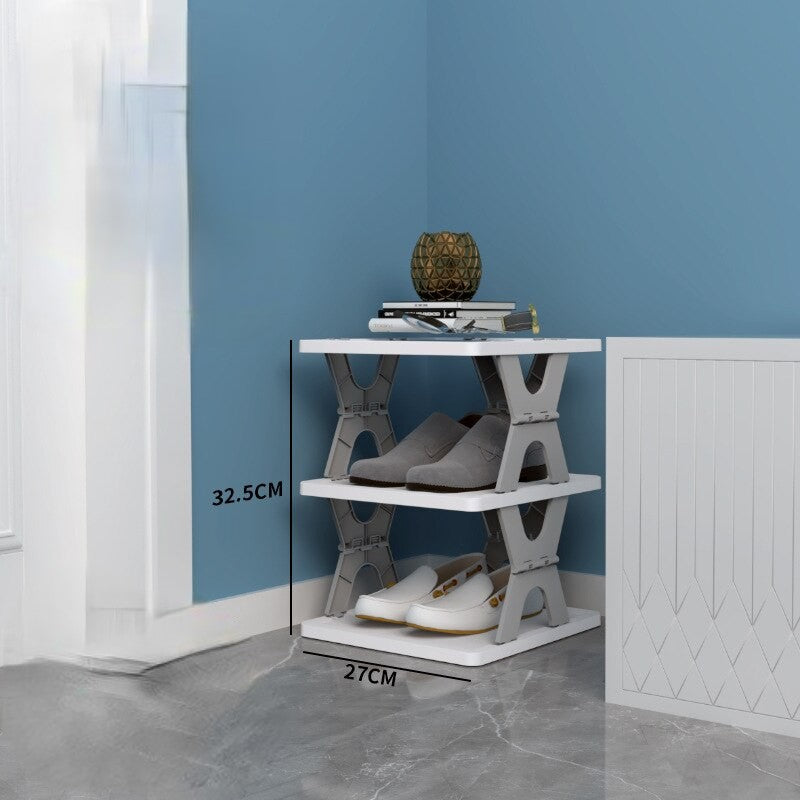 Compact Collapsible Stackable Shoe Organizer Rack - Befez