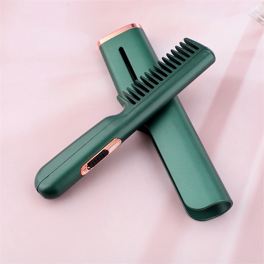 Compact Ceramic Hair Straightening Brush - Befez