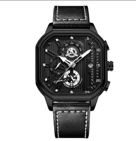 Stylish Wavefront Waterproof Square Watch - Befez