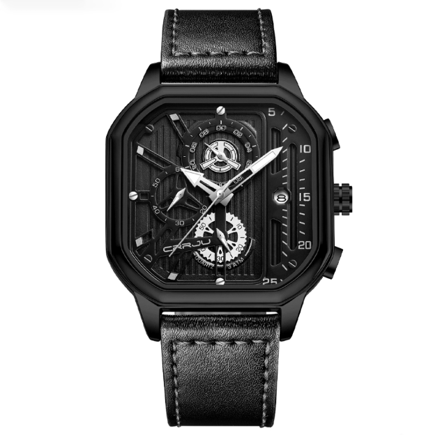 Stylish Wavefront Waterproof Square Watch