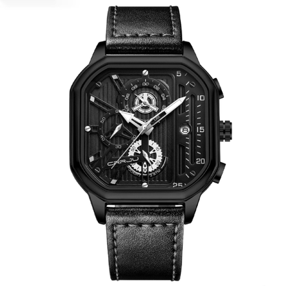 Stylish Wavefront Waterproof Square Watch