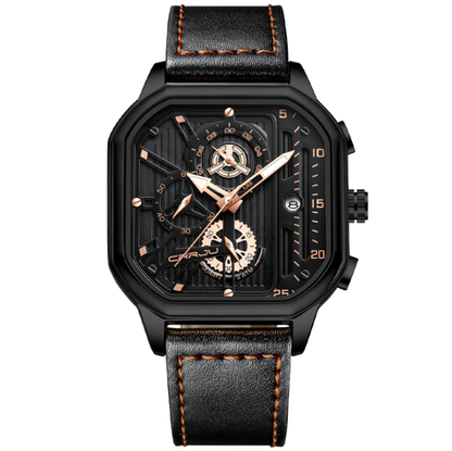 Stylish Wavefront Waterproof Square Watch