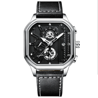 Stylish Wavefront Waterproof Square Watch