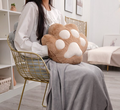 Soft Plush Animal Hand Warmer Cushion