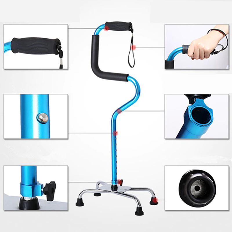 Durable Folding Senior Walking Stick Cane