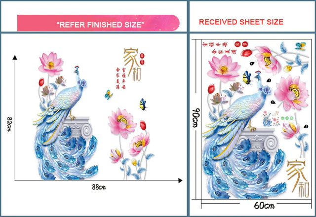 Colorful Floral Wall Decal Sticker