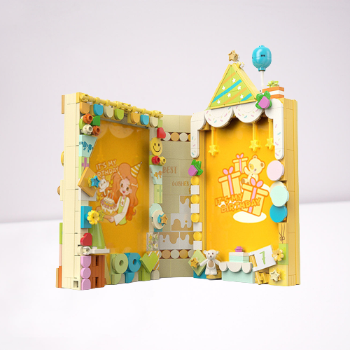 Small Colorful Interlocking Brick Sets