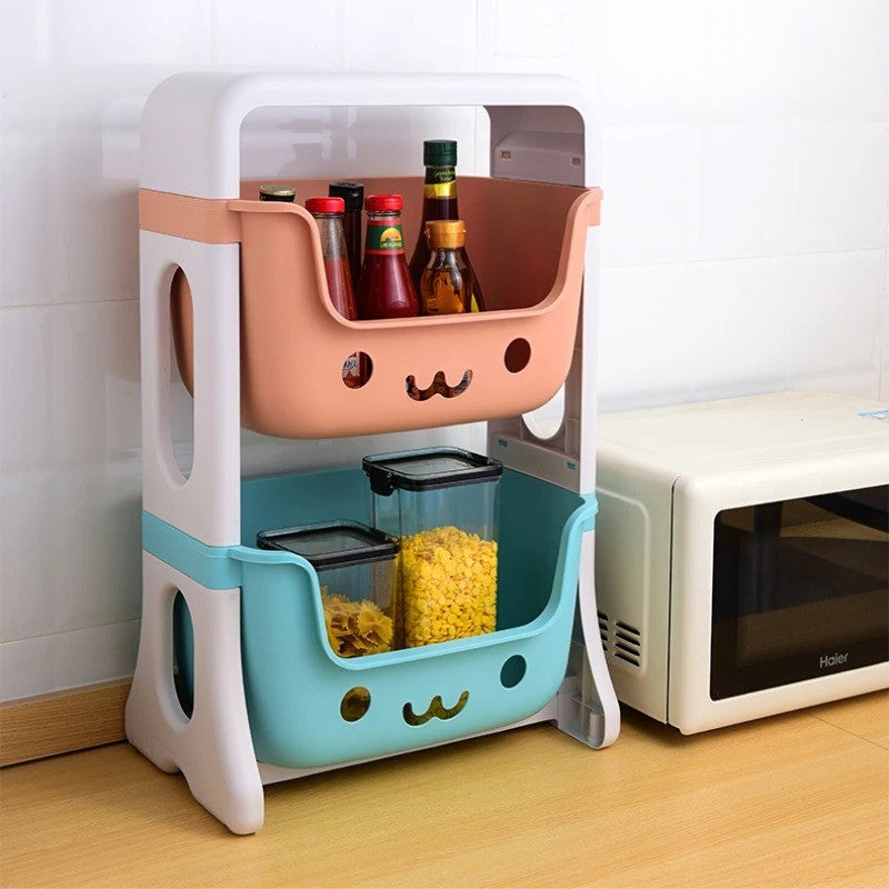 Space Saving Foldable Heavy Duty Shelving Unit Rack