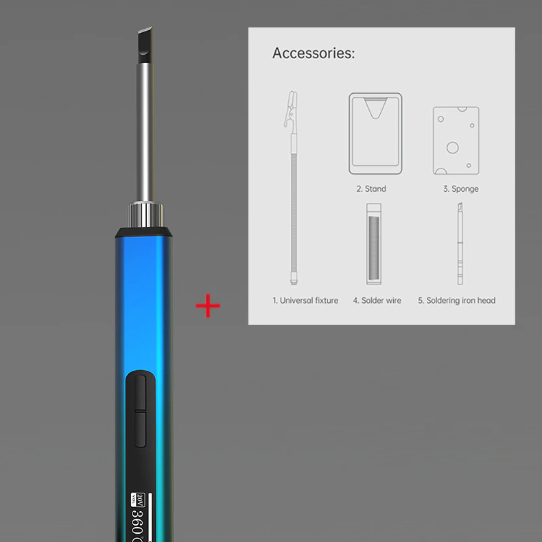 Compact Easy Use Automatic Soldering Iron Tool