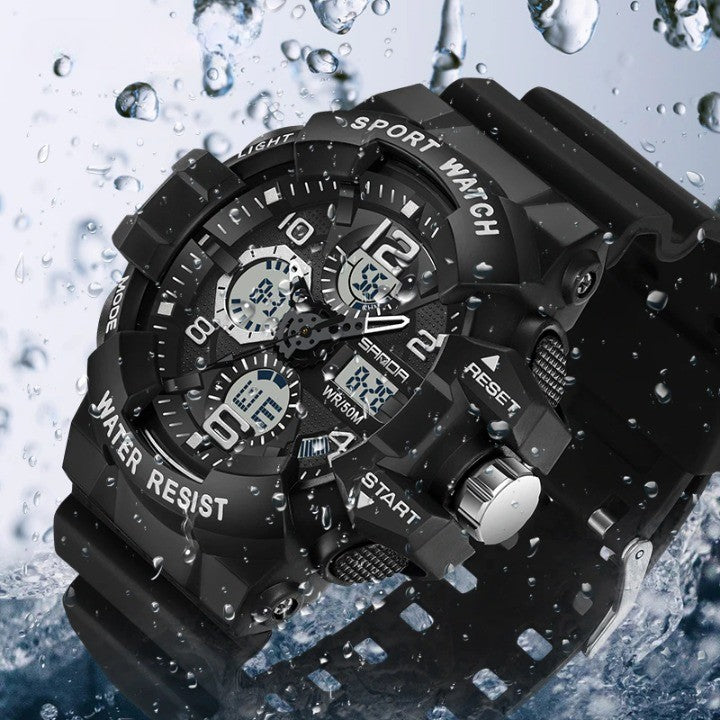 Tactical Rugged Water Resistant Digital Watch