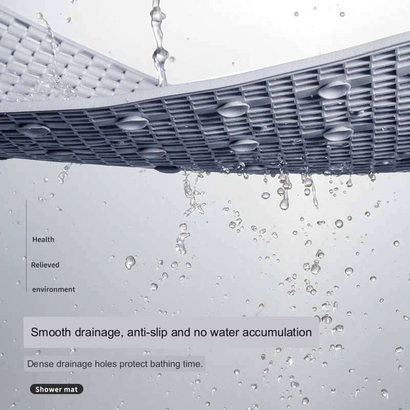 Non-Slip Ventilated Waterproof Bath Mat