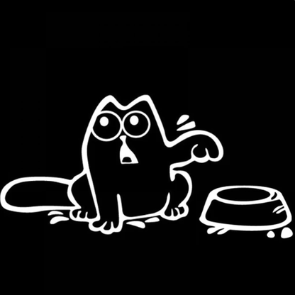 Befez Cute Cat Fuel Tank Cap Cover