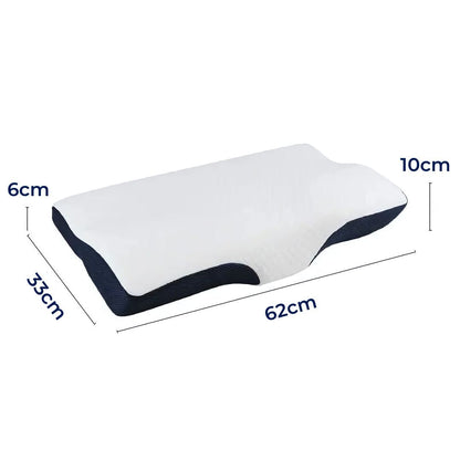 Contour Memory Foam Neck Pillow for Pain Relief Sleep