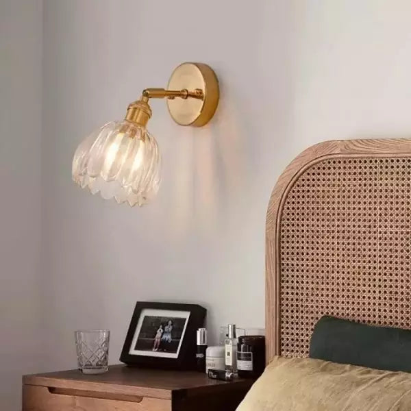 Classic Glass Tulip Wall Light