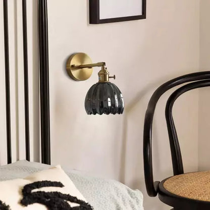 Classic Glass Tulip Wall Light