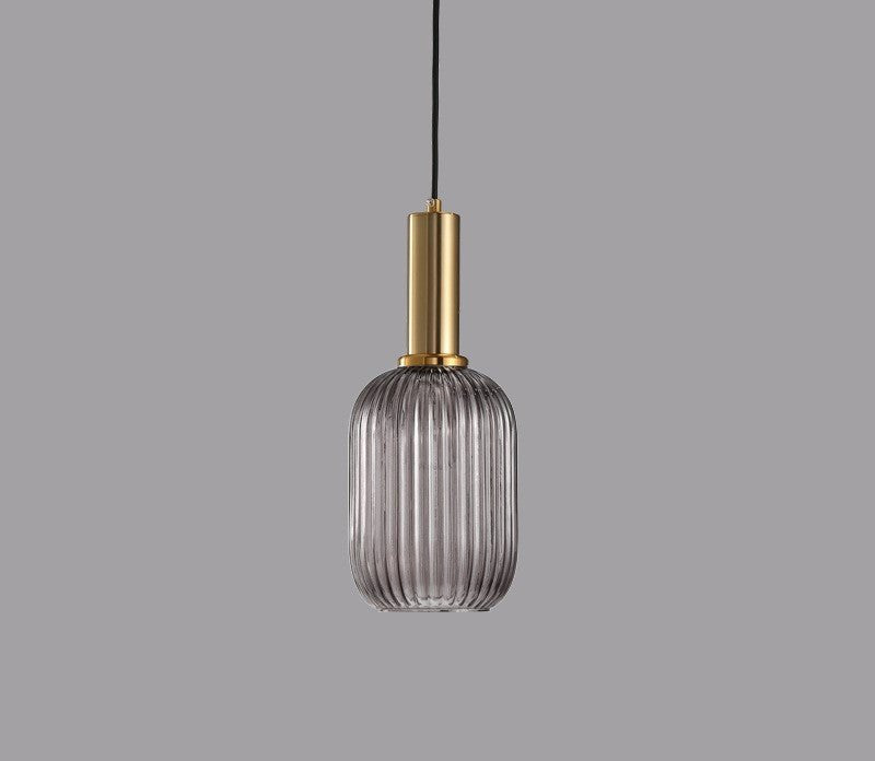 Vintage Hanging Glass Lamp