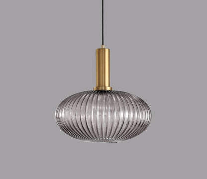 Vintage Hanging Glass Lamp