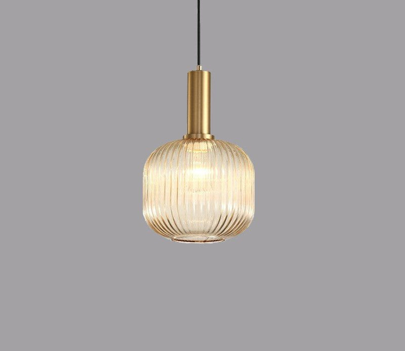 Vintage Hanging Glass Lamp