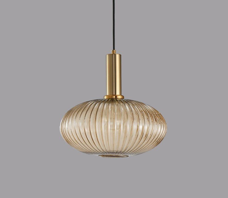 Vintage Hanging Glass Lamp