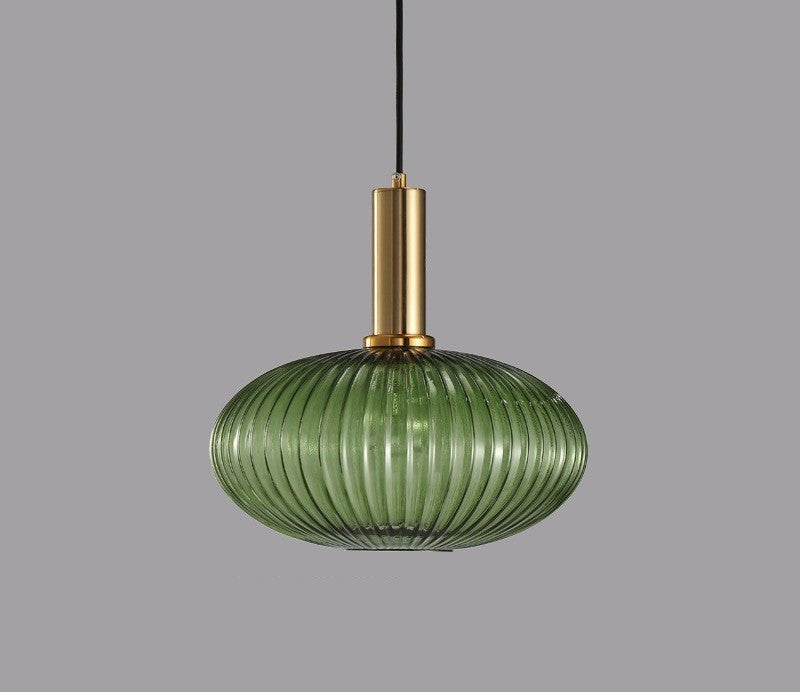 Vintage Hanging Glass Lamp