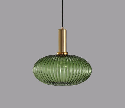 Vintage Hanging Glass Lamp
