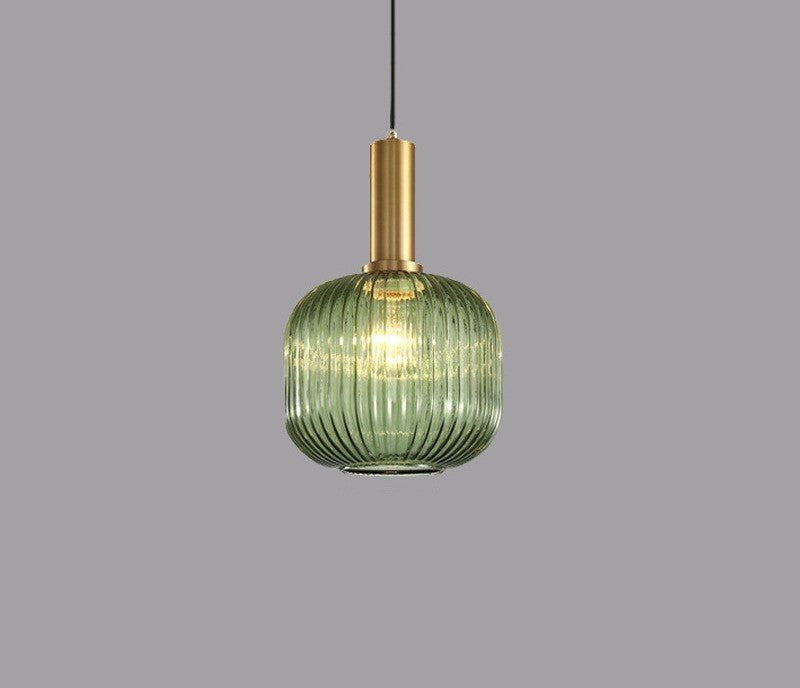 Vintage Hanging Glass Lamp
