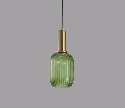 Vintage Hanging Glass Lamp