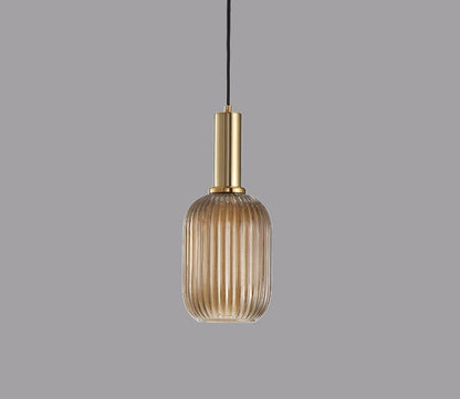 Vintage Hanging Glass Lamp