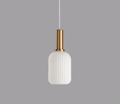 Vintage Hanging Glass Lamp