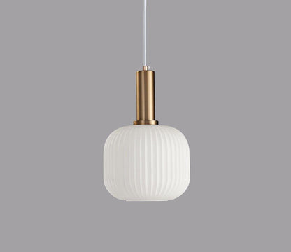 Vintage Hanging Glass Lamp