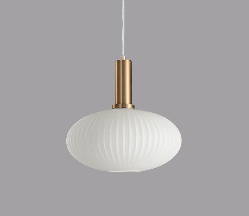 Vintage Hanging Glass Lamp