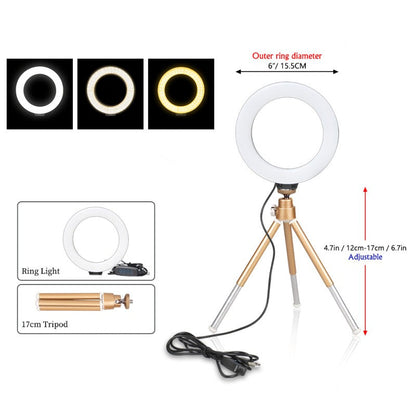 Softbox LED Ring Light for Perfect Portrait Photos