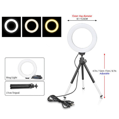 Softbox LED Ring Light for Perfect Portrait Photos