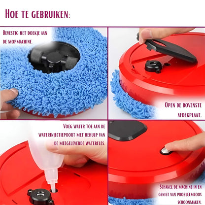 Slim Automatic Vacuum & Mop Robot Cleaner