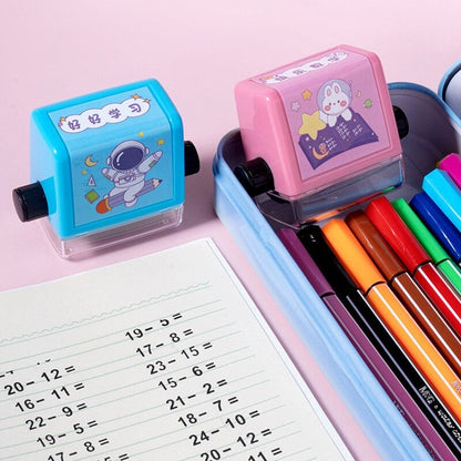 Fun Math Educational Stamp for Kids