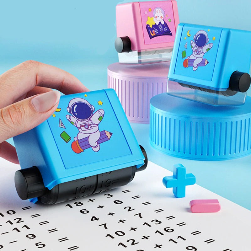 Fun Math Educational Stamp for Kids